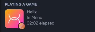 Helix Discord presence